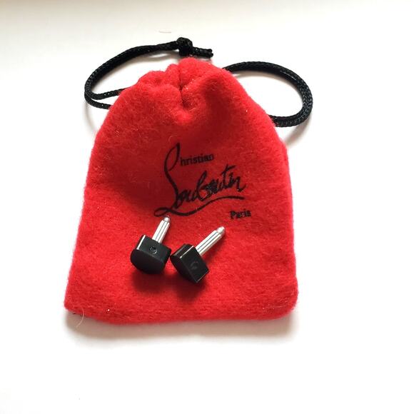 Christian Louboutin Belle 100 Ankle Boots Calf Leather Red-Sole Black Size 39 - Picture 14 of 15